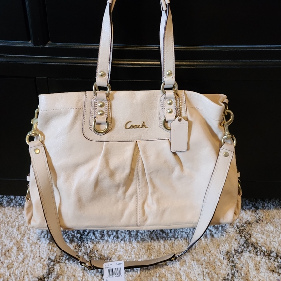 Coach Leather Ashley Carryall Handbag - Picture 1 of 10